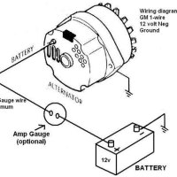 Wiring Diagram For 1 Wire Gm Alternator
